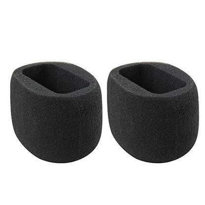 Hermitshell 2 Pcs Foam Windscreen Fits TASCAM DR-05 / Tascam DR-05X / TASCAM DR-07X / TASCAM DR-07XP Portable Digital Recorder