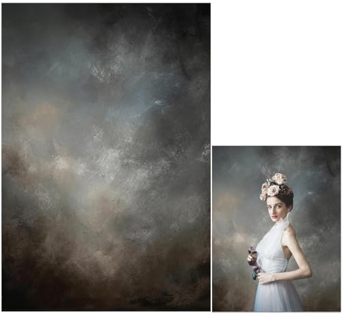 6x9ft Fabric Abstract Backdrop for Photography Vintage Portrait Old Master Background for Studio Prop - color: LM-06100, size: 6x9ft