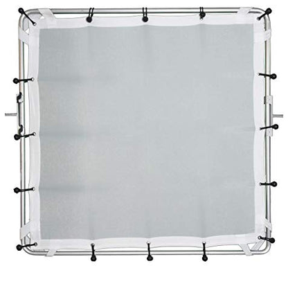Glide Gear BFS 100 Butterfly Scrim – 4x4, 6x6, 8x8 Diffuser – 3 Nylon Silks, Quick-Setup Frame, C-Stand Clamps Included