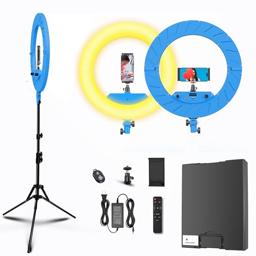 18 inch Ring Light Kit (Maya Blue) - color: Maya Blue