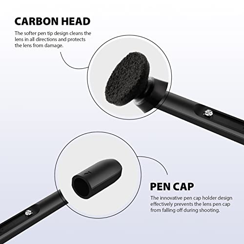 VSGO Professional Lens Cleaning Pen, Double-Ended Lens Brush with Soft Brush and Nano Optical Carbon for Camera, Optical Lenses, and Glasses(V-P01E)