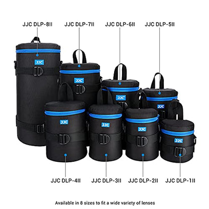 JJC Deluxe Lens Case Pouch Bag for Sigma 150-500mm f/5-6.3 DG OS HSM, Canon RF 800mm f/11 IS STM, Nikon AF-S NIKKOR 200-500mm f/5.6E ED VR & More Lenses Below 4.9'' x 11.4''(D x L) - size: XXXXL Size