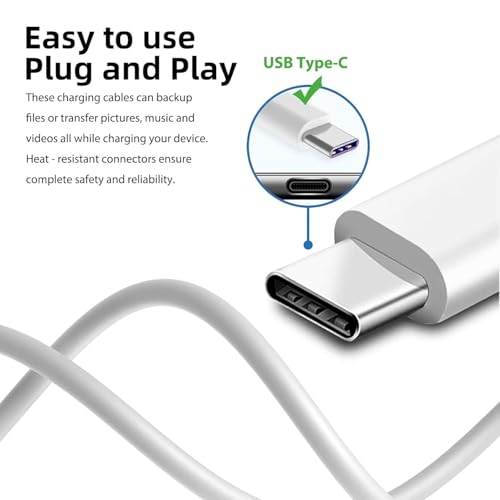 3 Pack 10FT USB C Camera Charger for Arlo Essential Camera 2nd/3rd Gen, Essential XL 2nd/3rd Gen, Essential Pan Tilt, Pro 6/XL 6, Ultra 3 Cam Charging Cord Power Cable for WYZE Duo Cam Pan, Cam Pan v4 - size: 3-Pack