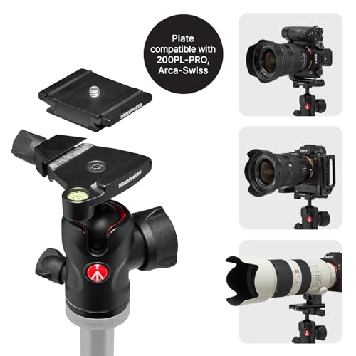 Manfrotto Befree Advanced AS, Camera Tripod, Twist Lock, Compatible with Arca-Swiss, Portableand Compact, Alumiium, Travel Tripod Kit, Ball Head, for DSLR, Mirrorless, Camera Accessories - style: Befree Adv Arca-Swiss Twist Alu
