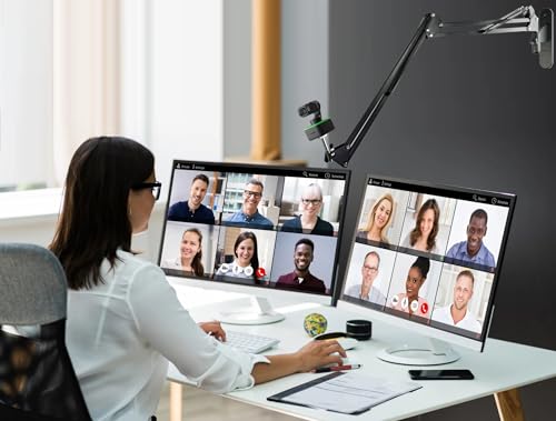 Link-2C Webcam Wall-Mount Holder Stand Compatible with Insta360 Link 2 pro/Link 2C pro/Link 2 / Link 2C / Link PTZ 4K Webcams and X5 X4 X3 X2 Action Cameras