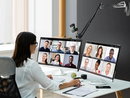 Link-2C Webcam Wall-Mount Holder Stand Compatible with Insta360 Link 2 pro/Link 2C pro/Link 2 / Link 2C / Link PTZ 4K Webcams and X5 X4 X3 X2 Action Cameras