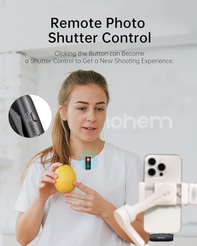 hohem MIC-01 Wireless Lavalier Microphone for iPhone, Noise Cancellation, 48kHz 328ft Range, 20 Hours Battery, Wireless Microphone for iOS, Live Streaming, Vlog (2TX + 1RX + Charging Case) - color: Lighting