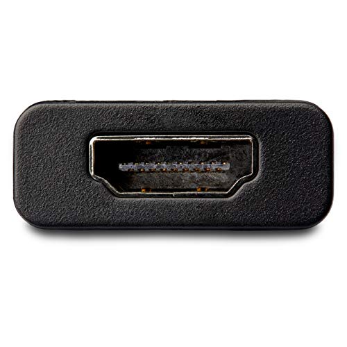 StarTech.com DisplayPort to HDMI Adapter - 4K 60Hz HDR10 Active DisplayPort 1.4 to HDMI 2.0b Video Converter - 4K DP to HDMI Adapter Dongle for Monitor/Display/TV - Latching DP Connector (DP2HD4K60H)