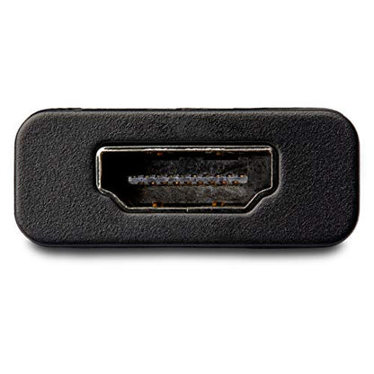 StarTech.com DisplayPort to HDMI Adapter - 4K 60Hz HDR10 Active DisplayPort 1.4 to HDMI 2.0b Video Converter - 4K DP to HDMI Adapter Dongle for Monitor/Display/TV - Latching DP Connector (DP2HD4K60H)