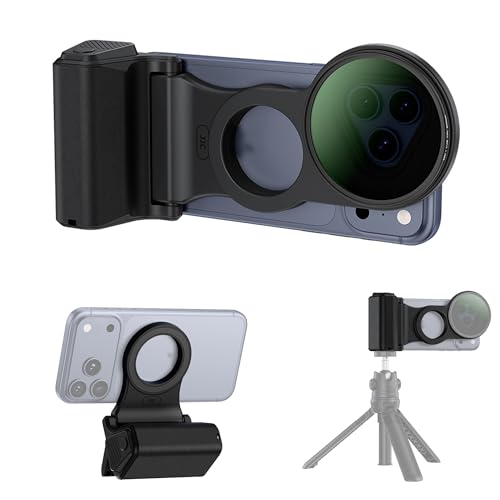 67mm Camera Lens Filter Adapter Kit for iPhone 17 16 15 Pro Max | Filters not included for iPhone magesafe vlogging Photography Phone Camera Grip UV ND CPL Lens Filter Kit Remote control - color: Filter Adapter Kit for iPhone 17 Pro Max