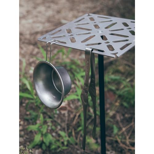 Fire Maple Portable Tripod Stand Camping Table - Lightweight Aluminium Alloy & Stainless Steel, Detachable Feet, Adjustable Height, Compact Design