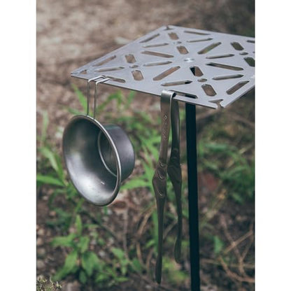 Fire Maple Portable Tripod Stand Camping Table - Lightweight Aluminium Alloy & Stainless Steel, Detachable Feet, Adjustable Height, Compact Design