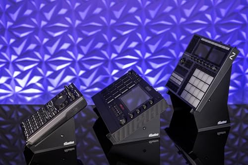 Headliner Adjustable Steel Desktop Production Stand (Small); Fits Small Synths, Samplers, Effects Modules, Drum Machines and more Music Production Gear for your Studio - size: Single-Tier Small Desktop Production Stand