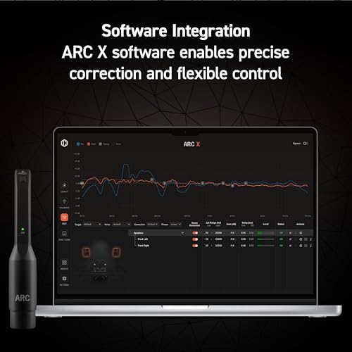 IK Multimedia ARC X Room Correction, Monitor Calibration & Speaker Emulation – Studio Acoustic Measurement Mic, Virtual Monitoring & Low-Latency Plug-in Included - size: ARC X w Mic