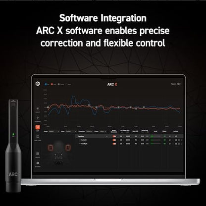 IK Multimedia ARC X Room Correction, Monitor Calibration & Speaker Emulation – Studio Acoustic Measurement Mic, Virtual Monitoring & Low-Latency Plug-in Included - size: ARC X w Mic