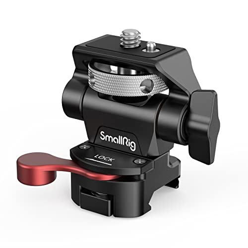 SmallRig Field Monitor Mount with NATO Clamp, Camera Monitor Holder for 5” and 7” Monitor, Swivel and Tilt Adjustable - 2906B - style: nato clamp base