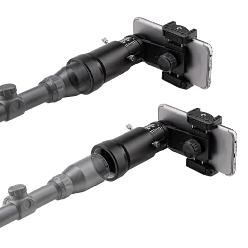 Extendable Scope Phone Adapter with Adjustable Eye Relief | Universal phone adapter; stable alignment; wide compatibility - size: Telescopic Adapter - 33~46mm L