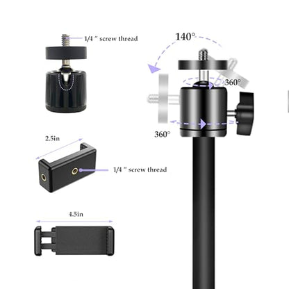 Webcam Stand, 18 Inch Web Cam Stand for Desk, Adjustable Webcam Mount Camera Stand for Logitech Webcam C922 C930e C920S C920 C615 C960 C920x BRIO 4K NexiGo N60, Phones, Cameras - size: 18 Inch
