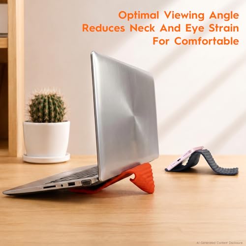 2 Pack Adjustable Foldable Silicone Phone Stand, Universal Bendable Cell Phone Tablet Holder, Portable Anti-Slip Desk Bed Phone Mount for Travel Home Office(Black) - color: Black