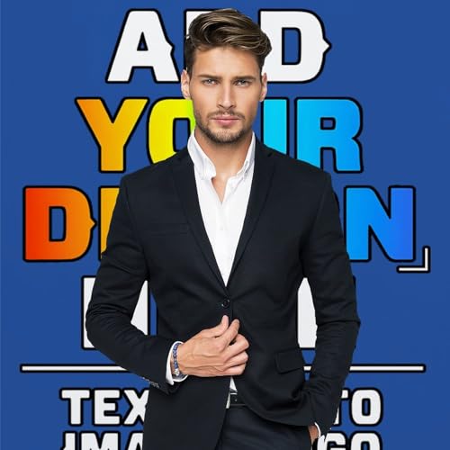 Custom Photography Cloth Design Your Own Photo Logo Text Personalized Backdrops Non-Reflective Photoshoot Background Screen Portrait Studio Photobooth Drops 56 X 79 Inches, Bluish Violet - color: Bluish Violet, size: 56"×79"