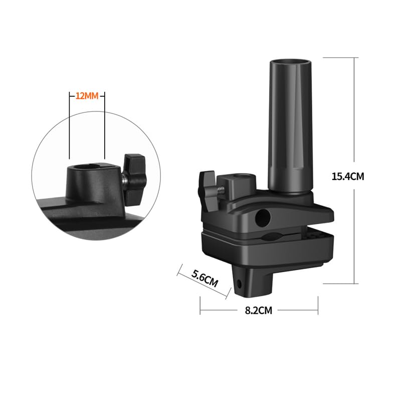 Microphone Stand Desk Clamp Replacement Professional Mic Stand Table Mount Clamp C Clip for Boom Arm Scissor Mic Stands Suspension Scissor Arm Camera Mount Overhead Articulating Phone Arm Stand