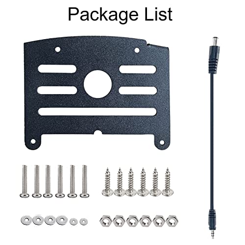 VOONOA Universal Backup Camera Bracket Adapter for Furrion Pre-Wired Mount Pre-Install Mounting Kit with Pig Tail Wire Plug for RVs Camper 5th Wheel Trailer