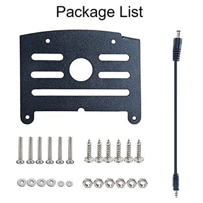 VOONOA Universal Backup Camera Bracket Adapter for Furrion Pre-Wired Mount Pre-Install Mounting Kit with Pig Tail Wire Plug for RVs Camper 5th Wheel Trailer