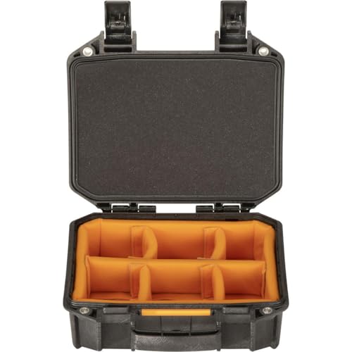 Pelican Vault V100 Hard Case (Camera, Pistol, Gear, Equipment) - color: Black, style: Padded Dividers