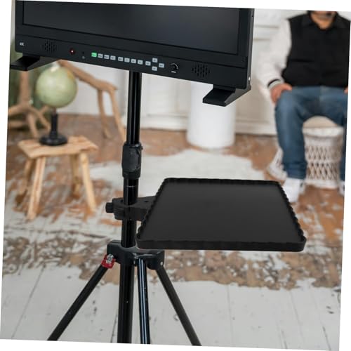 Multi-functional Microphone Stand Tray for Live Streaming and Recording Spacious Design for Sound Cards and Audio Equipment Easy Setup and Compatibility