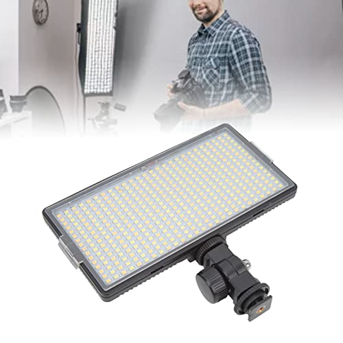 LED Video Light, 30W 416Pcs LED Light Panel Portable Camera Camcorder Video Light, Multi Angle Adjustment, Photo Lighting Fill Lamp for Live, Streaming, Photography