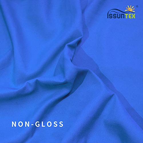 ISSUNTEX 10X24 ft Background Muslin Backdrop, Photo Studio, Collapsible High Density Screen for Video Photography and Television-Blue - color: Blue, size: 10X24 ft