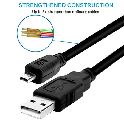 Replacement USB Camera Transfer Data Sync Charging Cable Cord UC-E6 UC-E16 UC-E23 UC-E17 for Nikon D3300 D750 D5300 D7200 D3200, Coolpix B500, Coolpix A10, A100 L28, L29, L30 & DSLR L, D, P, Series - size: 3.3 Feet