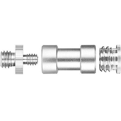3 Pieces 1/4" 3/8" Tripod Screw Converter Adapter Flash Light Stand Connector Camera Spigot for DSLR Camera,Tripod,Shoulder Rig,Lighting Equipment,Camera Cage,LED Panel,GoPro