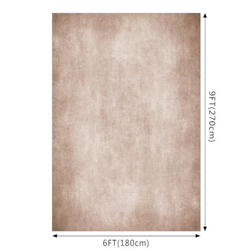 Photo Backdrop Beige Abstract Professional Backgrounds Portrait Photography Props Booth Backgrounds Photography Studio (6x9 ft.) Baby Shower Maternity Shoot Scene - color: Beige, size: 6x9ft