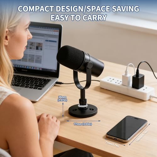 Desktop Microphone Stand for Shure MV7i/MV7x,Secure & Space-Saving Desk Stand for Shure MV7i and MV7x Podcast Mic,Detachable microphone base with locking nut - size: for Shure MV7i/MV7x