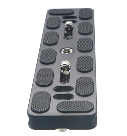 PU-150 150mm Lengthened Universal Quick Release QR Plate Telephoto Lens Plate for Tripod Head Ballhead DSLR Camera, Arca-Swiss Compatible