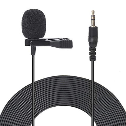 Akozon Mini Portable ClipOn Phone for Mobile Phones & Laptops - Condenser Lapel Mic for Interviews, Conferences & Voice Chats
