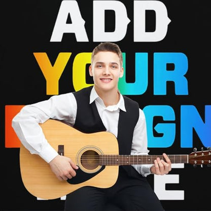 Custom Photography Cloth Design Your Own Photo Logo Text Personalized Backdrops Non-Reflective Non-Penetrating Photoshoot Background Screen Portrait Studio Photobooth Drops 56 X 79 Inches, Black - color: Black, size: 56"×79"