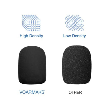4-Pack Foam Mic Cover Compatible with Sennheiser E835 E835-S E845 E845-S E935 E965 E935 E945 XS-1 SE ELECTRONICS V7 Dynamic Microphone, Windscreen Pop Filter, Black Orange