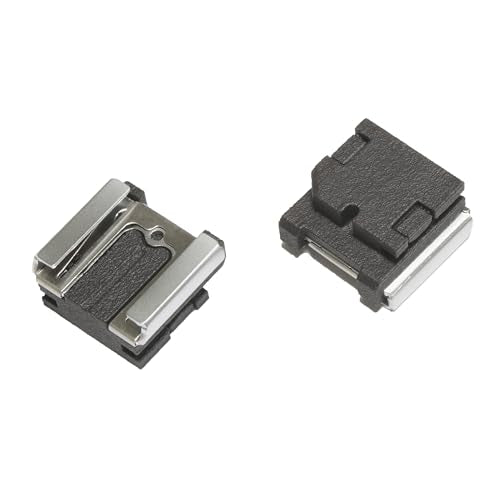 Camera Cold Shoe Riser Mount Adapter, Plastic Base Protector for Cold Shoe. for Film Cameras, for Light Meter, Viewfinderr, mini LED Light. No Communication, No Flash Triggered.