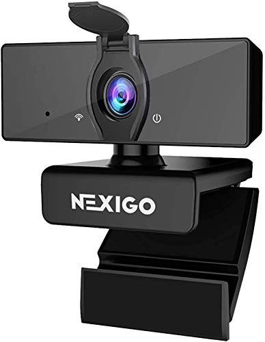 NexiGo N660 1080P Business Webcam with Dual Microphone & Privacy Cover, USB FHD Web Computer Camera, Plug and Play, for Zoom/Skype/Teams Online Teaching, Laptop MAC PC Desktop (Renewed) - style: 1080P Webcam