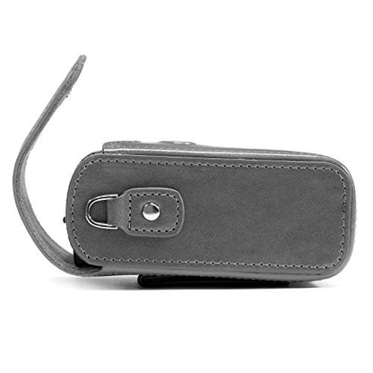 MegaGear MG1215 Leather Camera Case with Strap compatible with Canon PowerShot G7 X Mark III, G7 X Mark II, G7 X - Gray - color: Gray
