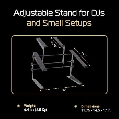 Headliner Covina DJ Controller Stand (HL20003), Rubber
