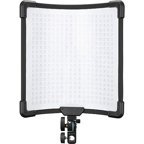Godox FH50Bi Ultra-Thin Flexible Handheld LED Soft Video Light Panel, 2800~6500K CRI97+, APP Control, with AD-E2 Flash Holder Metal Bracket, Carry Bag for YouTube Studio Photography and Video Shooting - color: FH50Bi(2800~6500K)