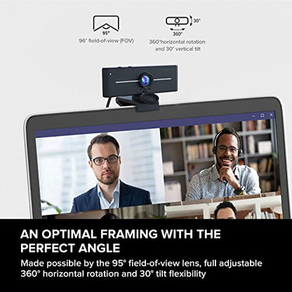 Creative Live! Cam Sync 4K UHD USB Webcam with Backlight Compensation, Up to 40 FPS, 95° Wide-Angle Lens, Privacy Lens, Built-in Mics, Plug & Play for PC and Mac… - style: 4K UHD with Backlight Compensation