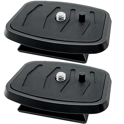 2 Pack 35 mm Tripod Quick Release Plate Camera Tripod Mount Adapter, QR Camera Mounting Ball Head Parts Replacement for Quantaray Slik Walmart Sunpak 5800D 7000TM 6400UT 8001UT MX1000 - size: 35 mm