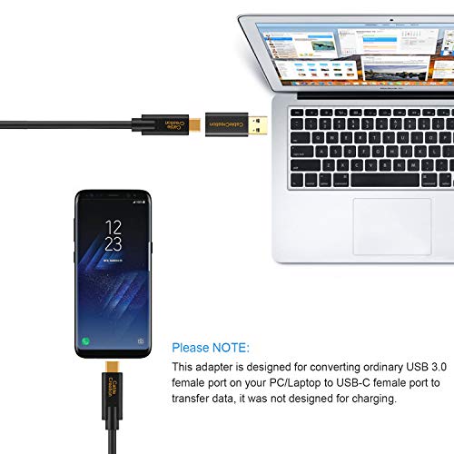 CableCreation USB C Female to USB Male Adapter, USB 3.1 5Gbps USB C to A Adapter Female for Laptops Logitech StreamCam VR Link for Charging - style: Adapter-1Pack