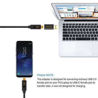 CableCreation USB C Female to USB Male Adapter, USB 3.1 5Gbps USB C to A Adapter Female for Laptops Logitech StreamCam VR Link for Charging - style: Adapter-1Pack