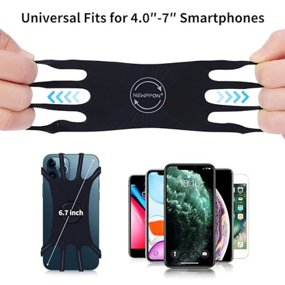Detachable & 360° Rotatable Armband - Reflective Strap with Zipper Pocket Holder Bag - Compatible with iPhone 16 15 14 Pro Max Plus Samsung Galaxy Note for Running Workout Exercise Walking & Sports - color: Pink With Bag