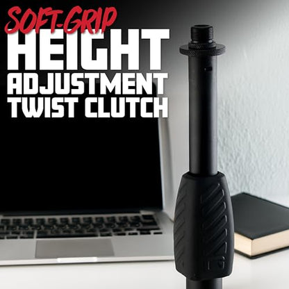 Gator Frameworks Desktop Mic Stand with Round Base and Twist Clutch (GFW-MIC-0601) - size: 6" Weighted Base